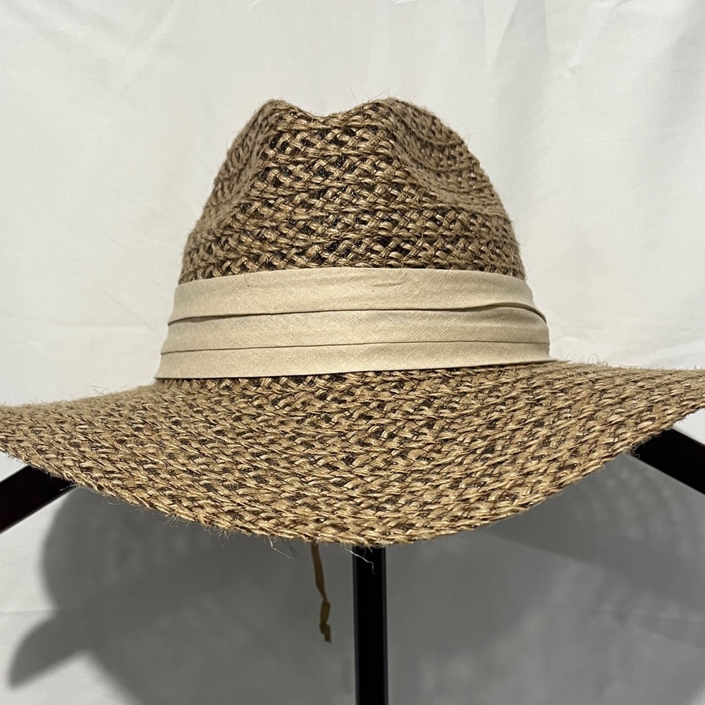 Samsonite Brown Woven Hat